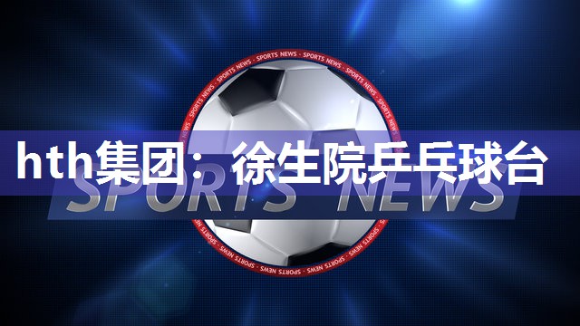 hth集团：徐生院乒乓球台