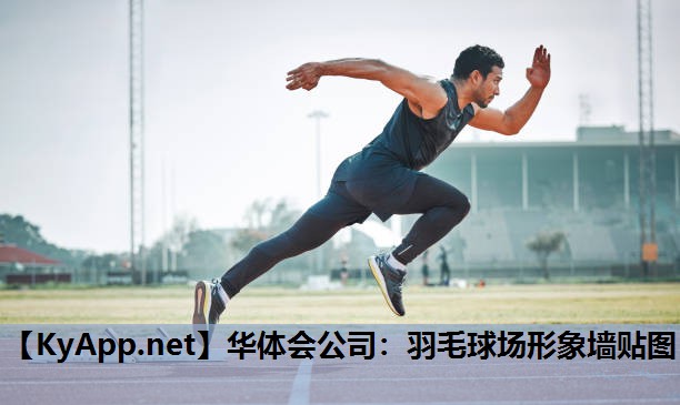 华体会公司：羽毛球场形象墙贴图